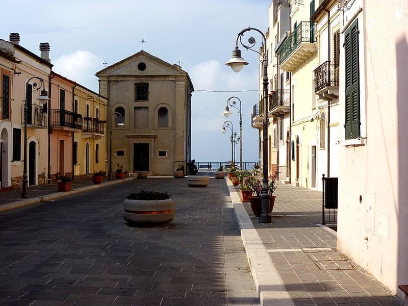 san vito chietino vista del corso trento e trieste