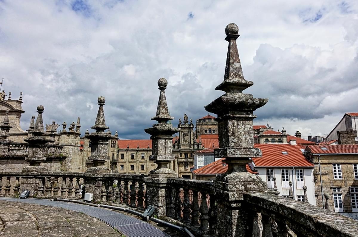 santiago de compostela vista dalla cattedrale