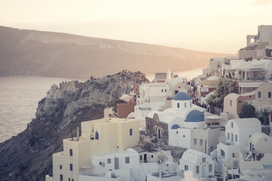 inverno a Santorini