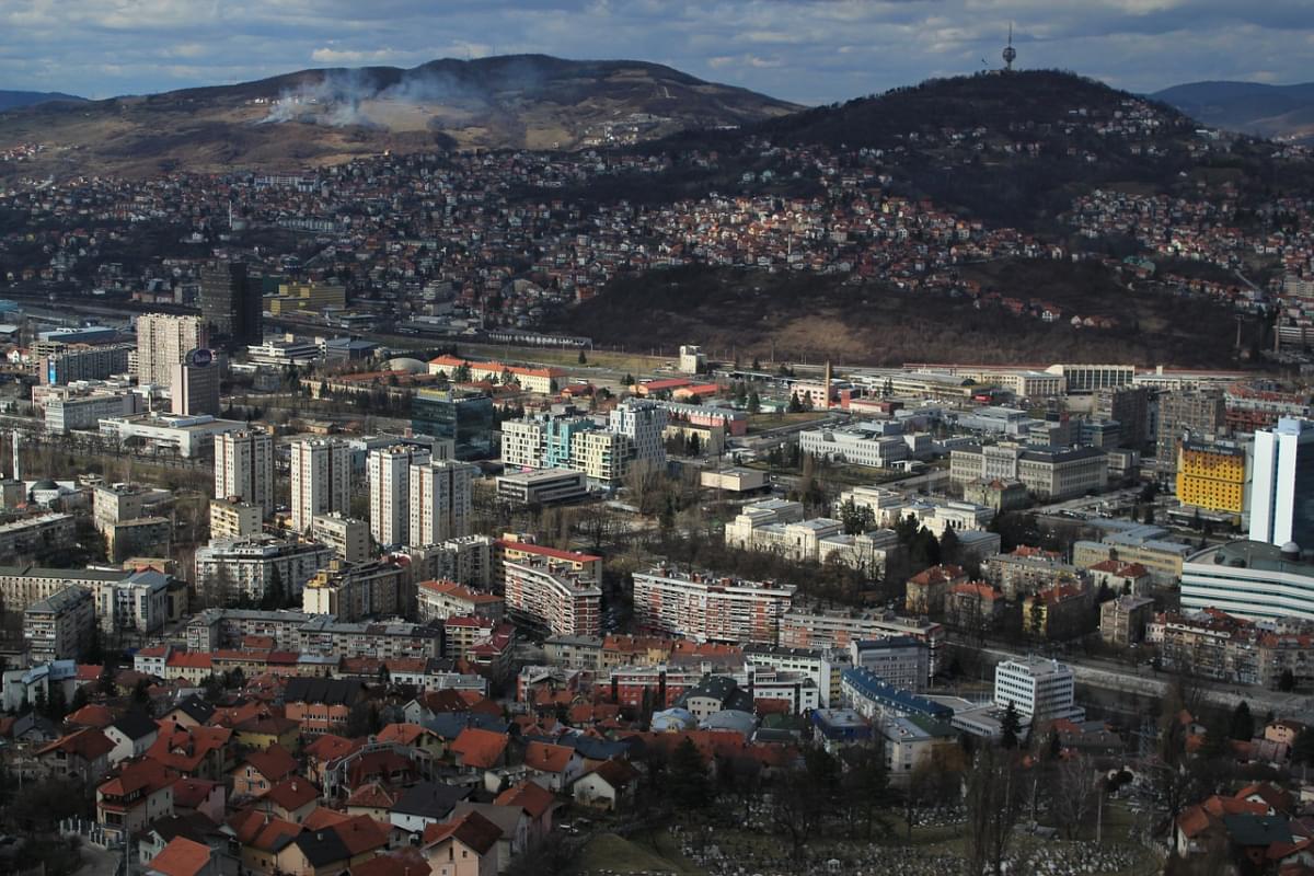 Sarajevo Panoramica Urbano Bosnia