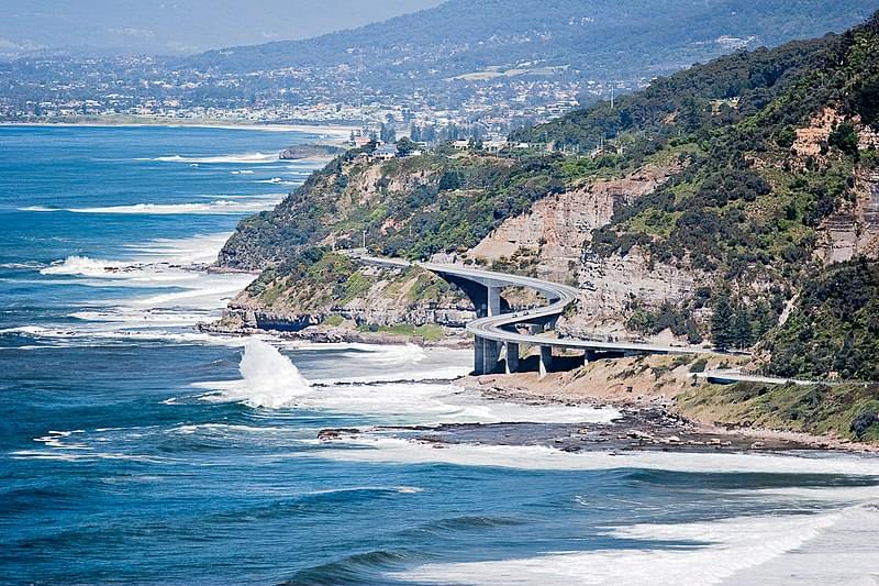 sea cliff bridge from nsw