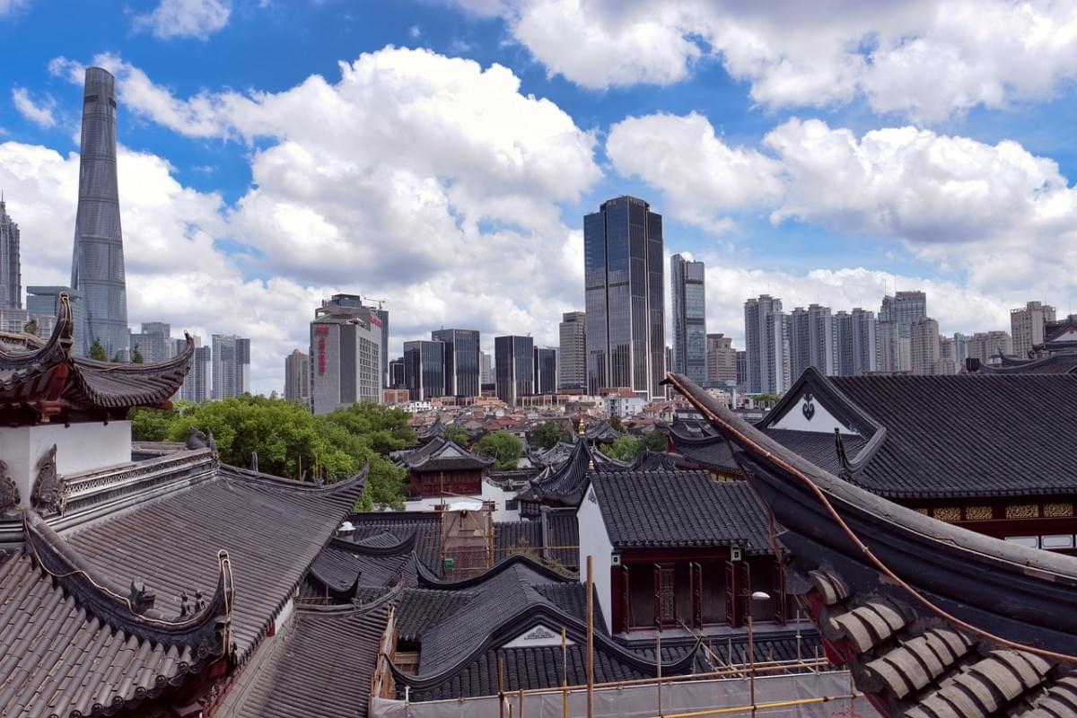 shanghai nuovo vecchio tradizionale