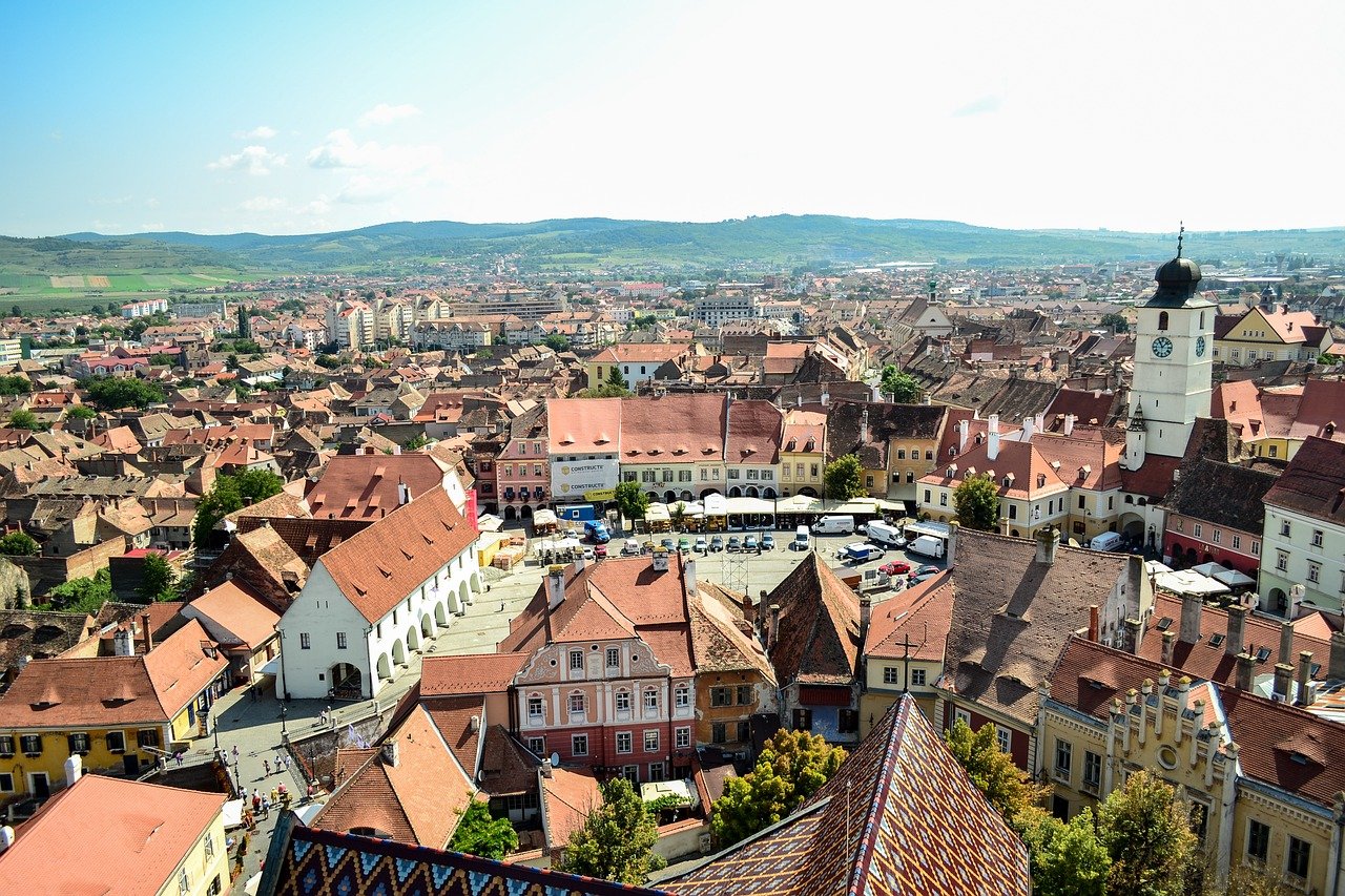 sibiu citta torre architettura 2