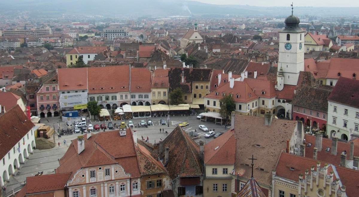 sibiu transylvania romania edifici