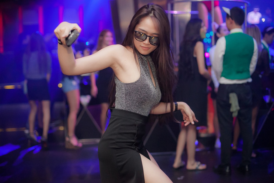 Signora Danza Discoteca Ragazza
