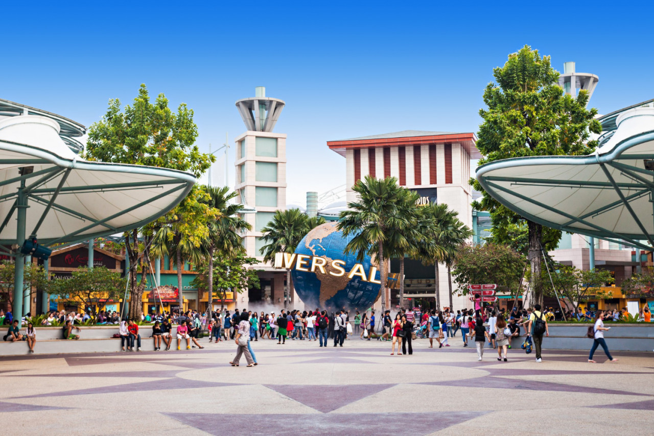 singapore october 17 2014 universal studios singapore is a theme park located within resorts world sentosa on sentosa island singapore