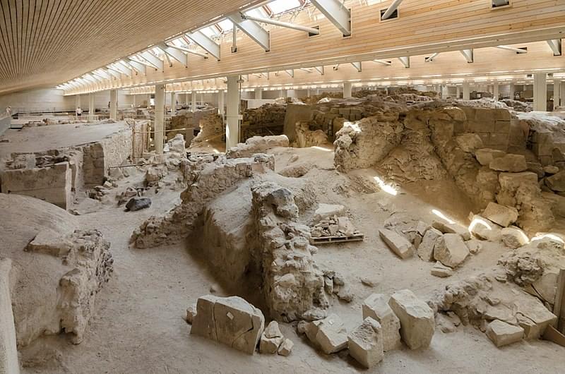 sito archeologico akrotiri santorini