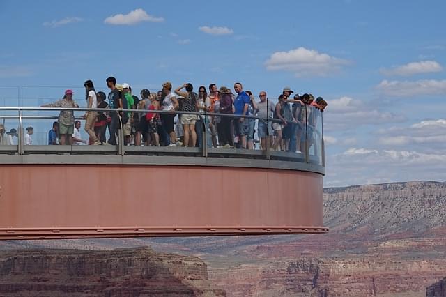 skywalk grand canyon orlo ad ovest