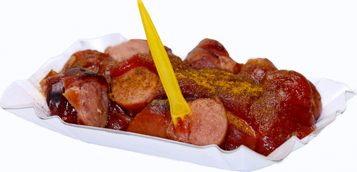 Snack Currywurst Mangiare Fast Food 1