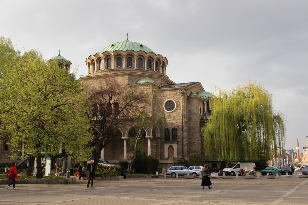 sofia bulgaria centro chiesa tre