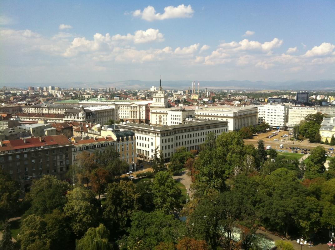 sofia bulgaria il centro vista