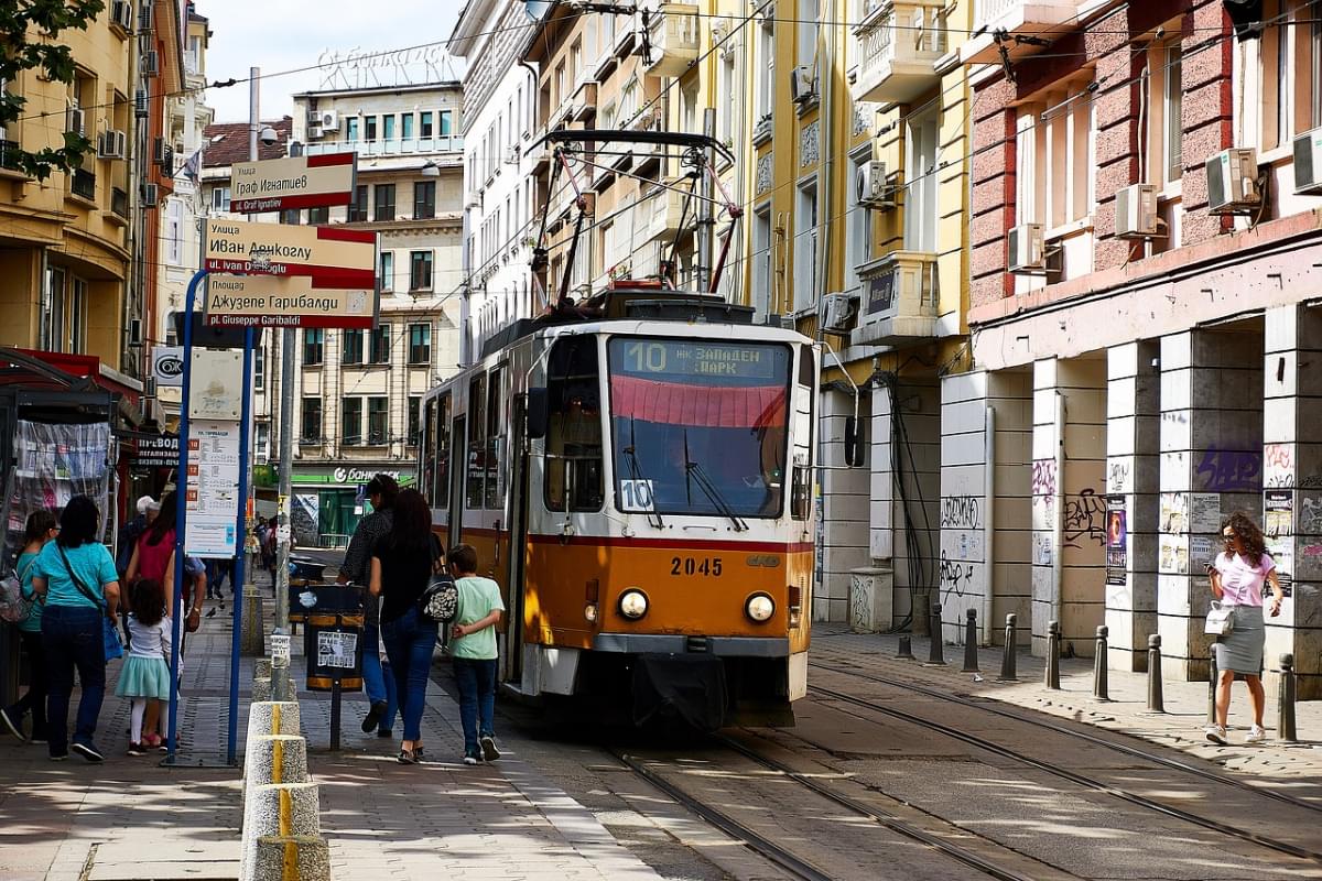 sofia bulgaria tram catenaria 1