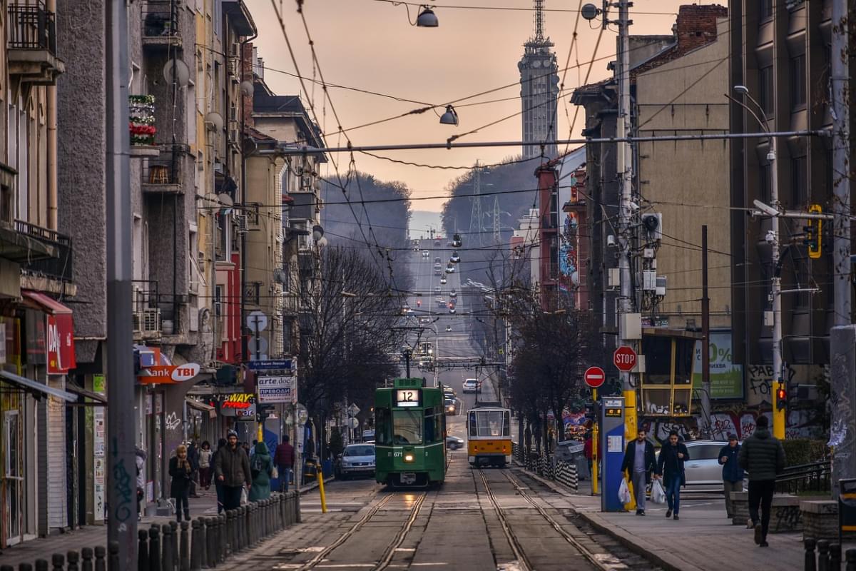 sofia city tramway sofia sofia