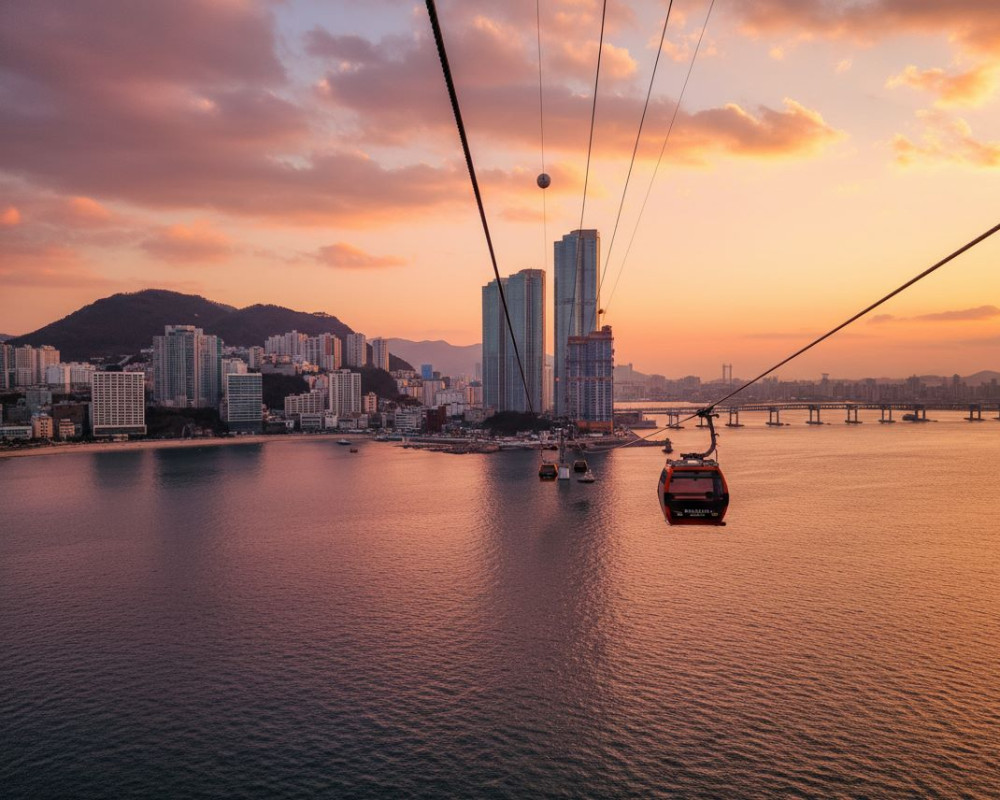songdo marine cable car