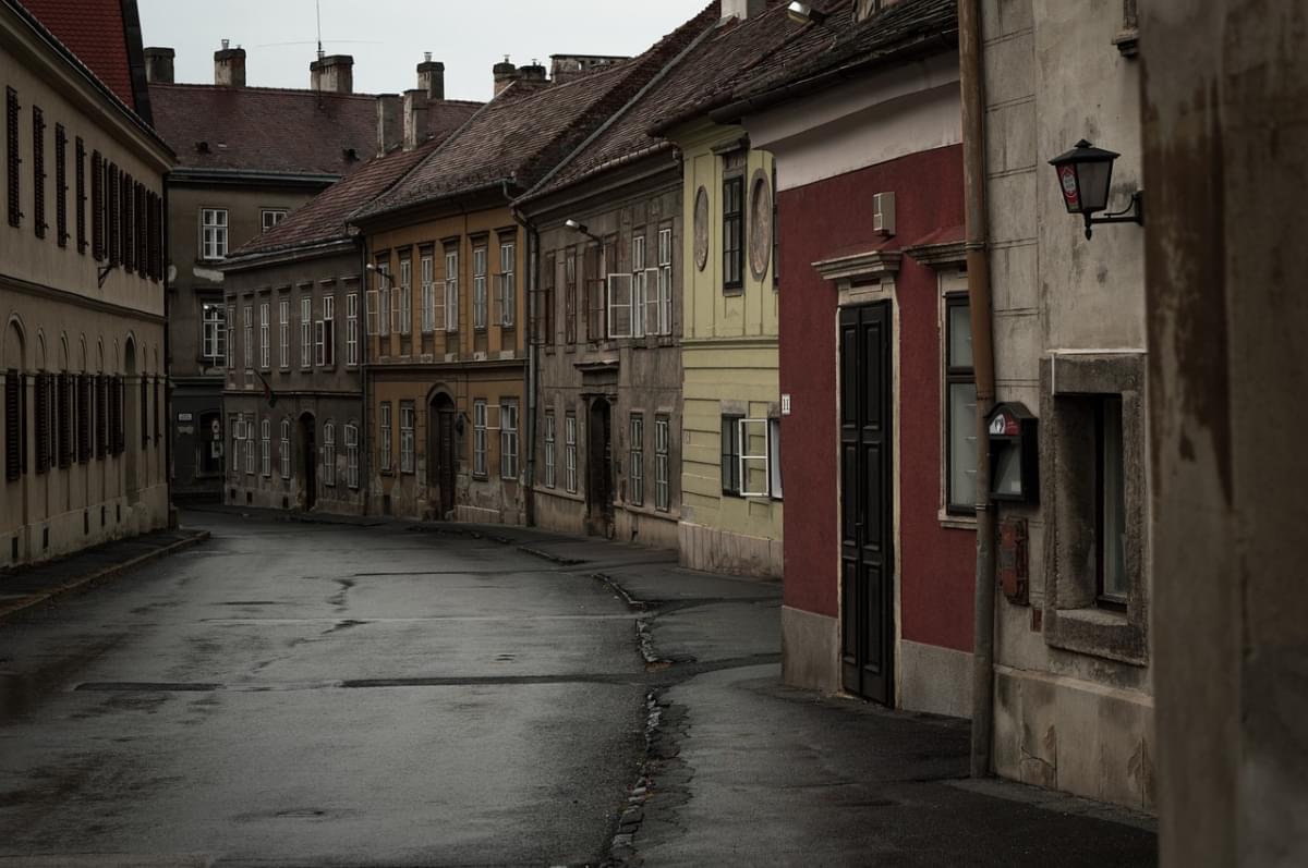 sopron ungheria strada vecchio