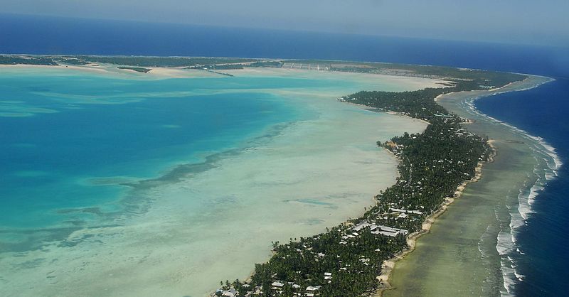 south tarawa from the air 1