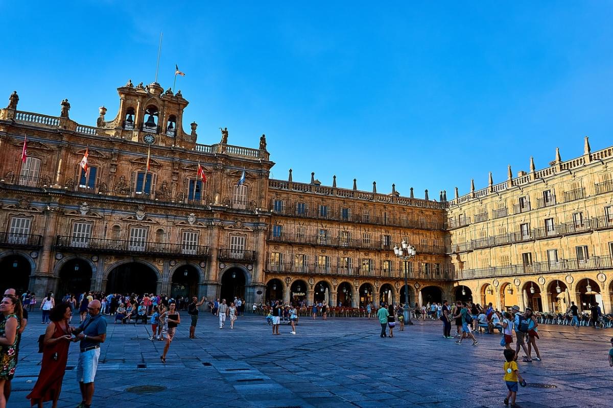 spagna salamanca piazza della citta