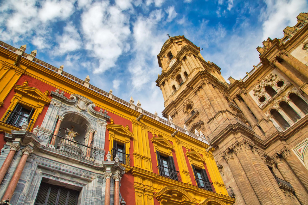 spain catholic cathedral malaga catedral de encarnacion andalusia spain