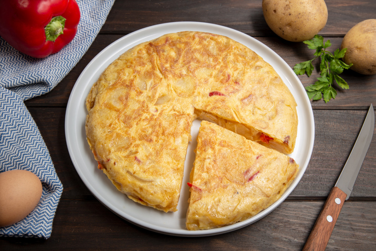 spanish potato omelette called spanish tortilla