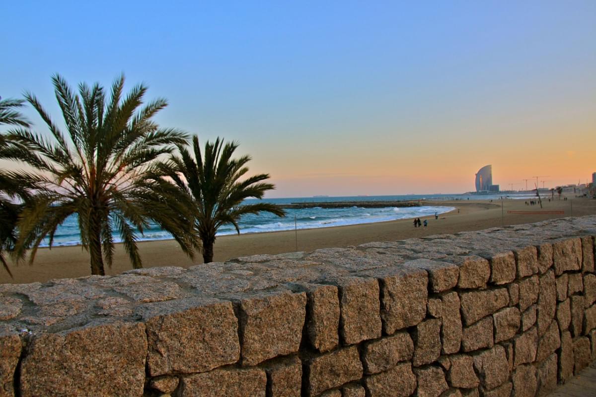 spiaggia barcellona spagna viaggio 1