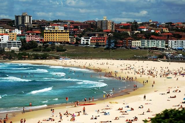 panoramica su bondi beach