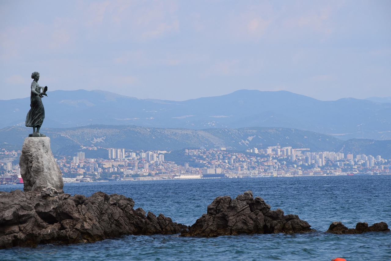 spiaggia di opatija rijeka panorama 1