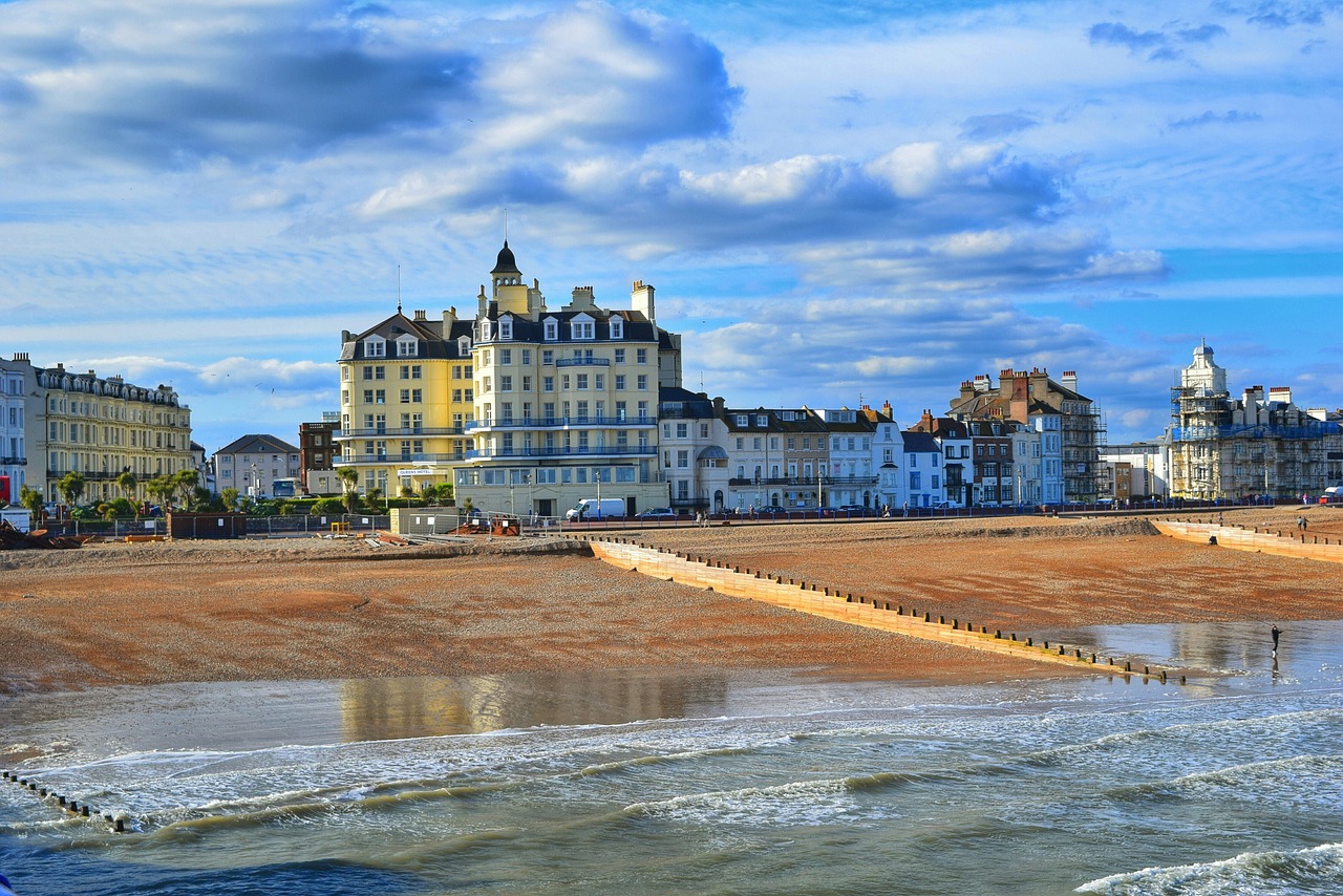 spiaggia eastbourne regno unito