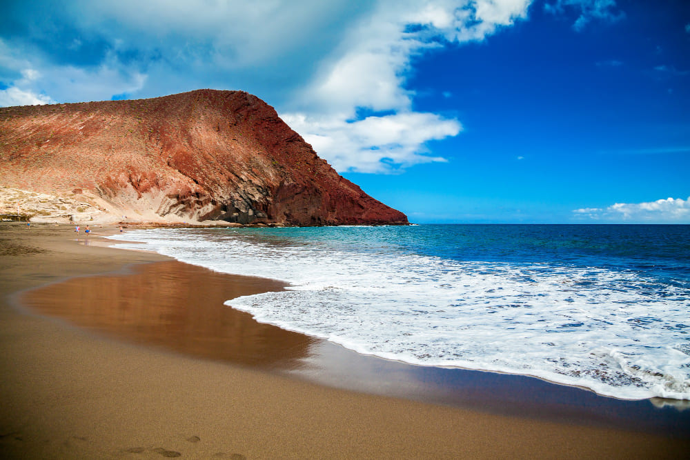 spiaggia playa de la tejita a tenerife isole canarie spagna