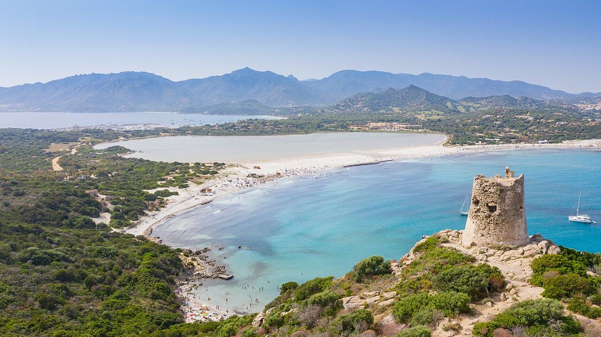 spiaggia porto giunco villasimius - foto di dronepicr