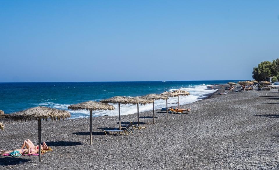 spiaggia santorini