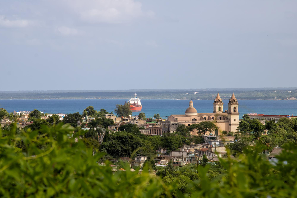 splendido scenario della baia di matanzas a cuba