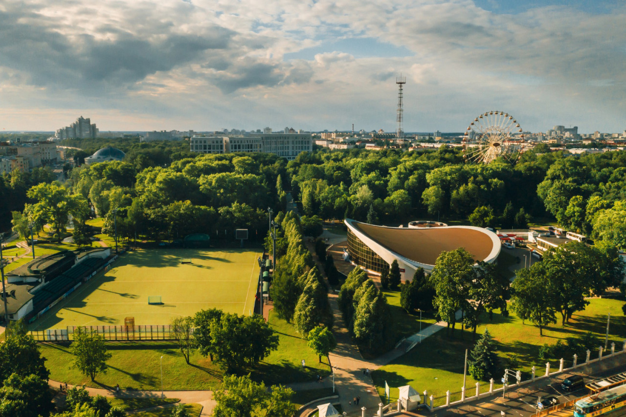 sports ground sports complex city s gorky park minsk soccer field hockey complex city minsk belarus