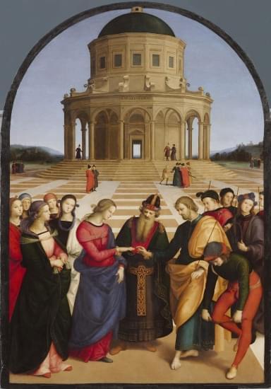 sposalizio della vergine raffaello sanzio