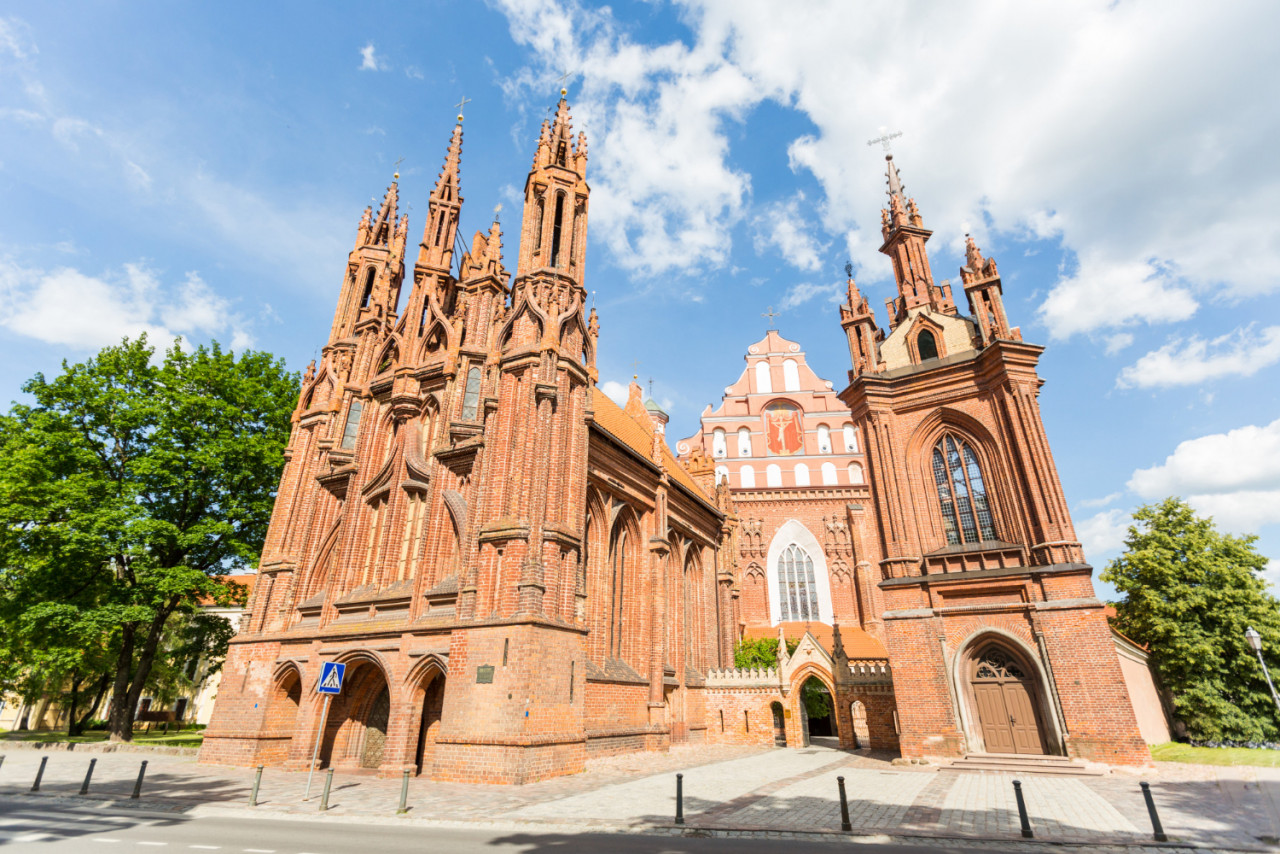 st anne st francis from assisi churches vilnius