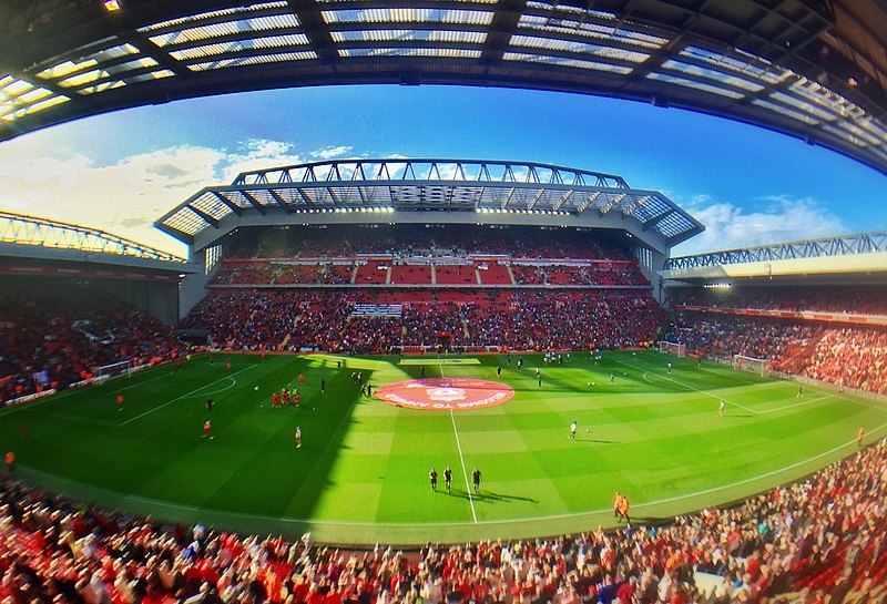 stadio del liverpool anfield