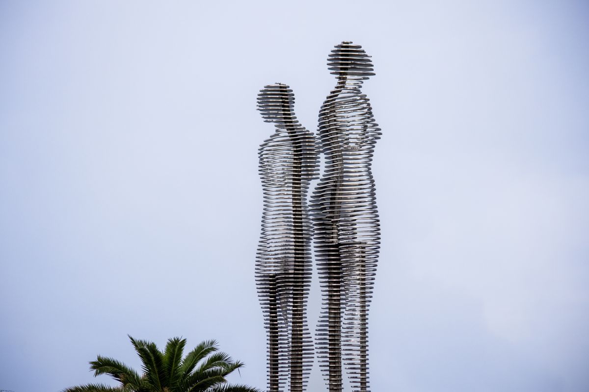 statua ali nino batumi - foto di zülfü demir?