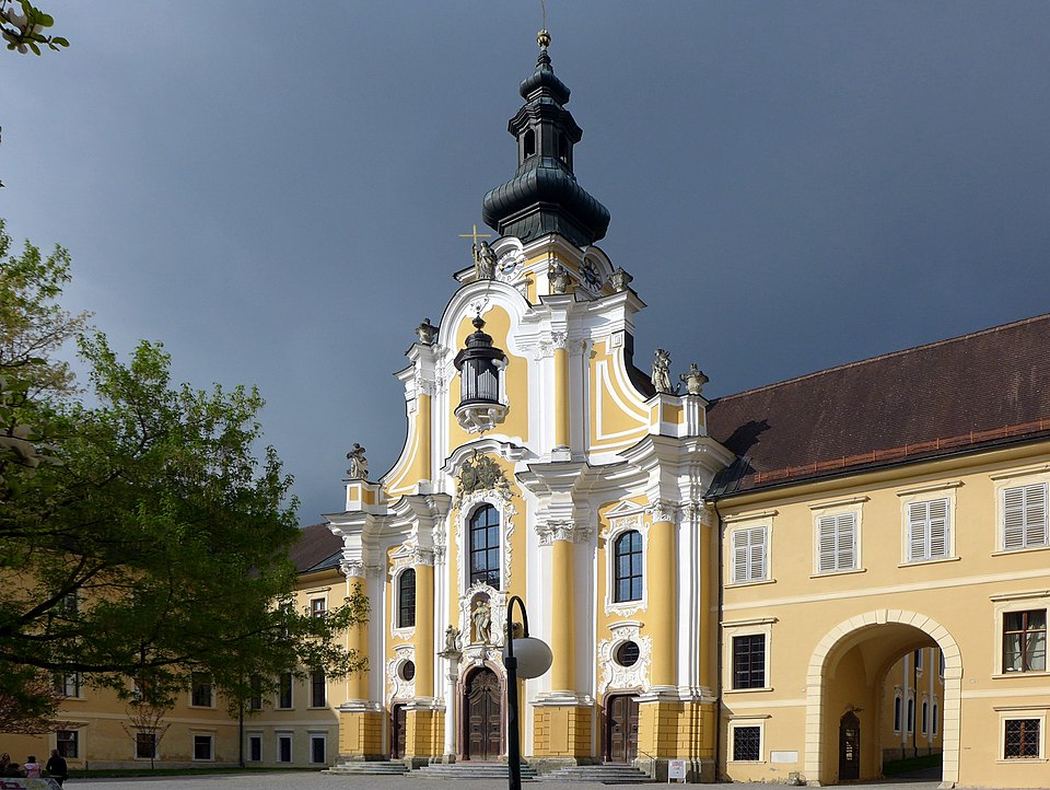 stift rein stiftshof mit basilika