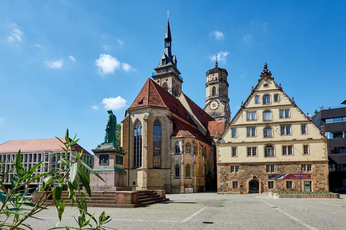 stoccarda schillerplatz chiesa