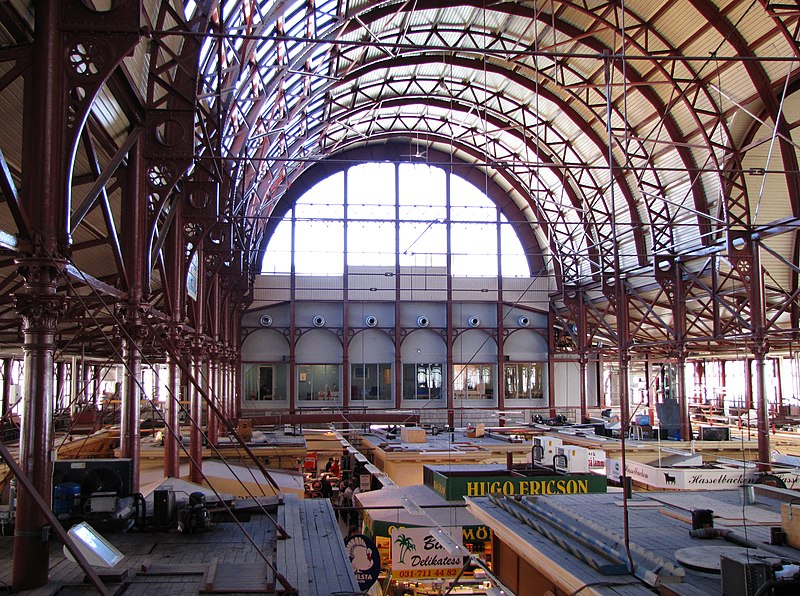 stora saluhallen gbg inne langs under taket