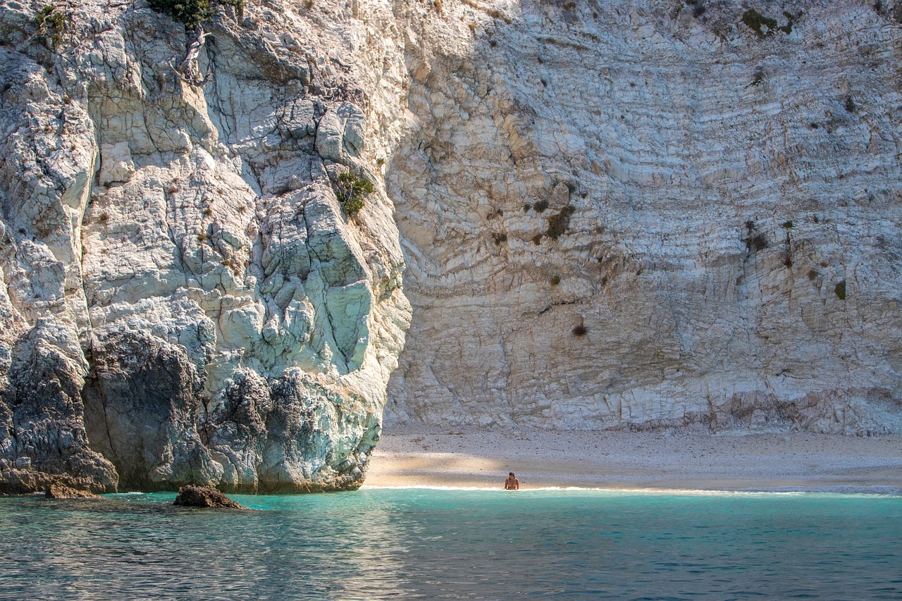 sull isola di itaca grecia estate 1