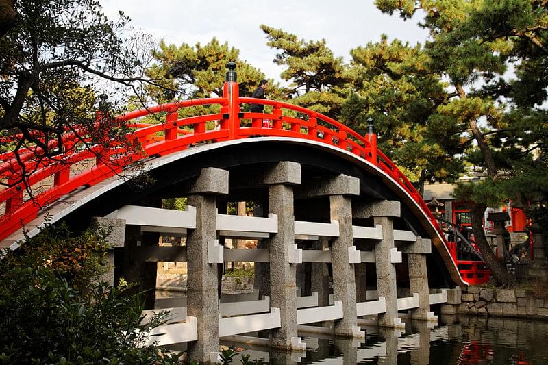 sumiyoshi taisha taikobashi drum bridge 2