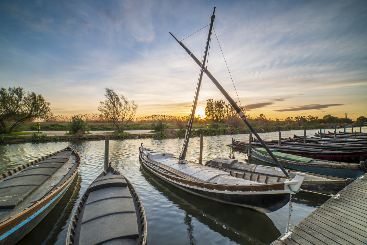 sunset port catarroja albufera valencia