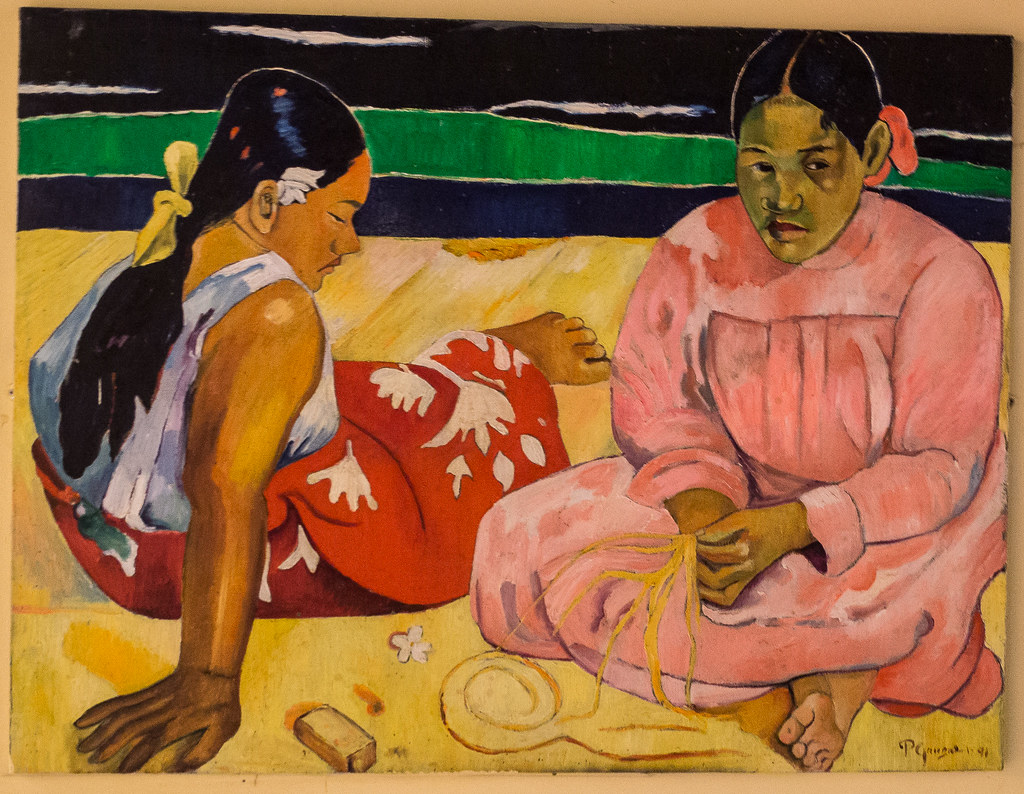 tahitian women 1891 by paul gauguin