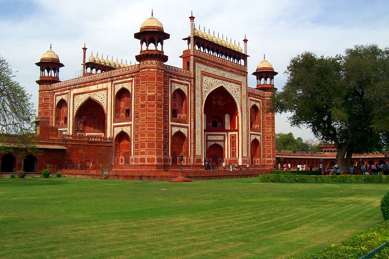 taj mahal cancello di ingresso
