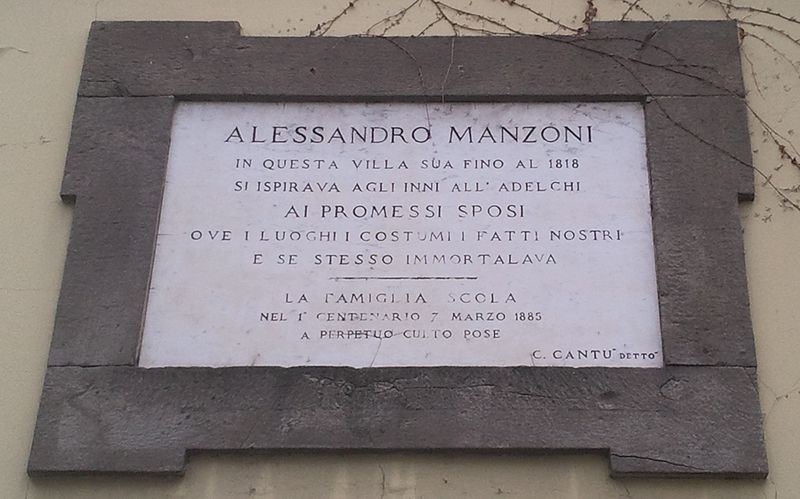 /foto/targa posta fuori da villa manzoni lecco