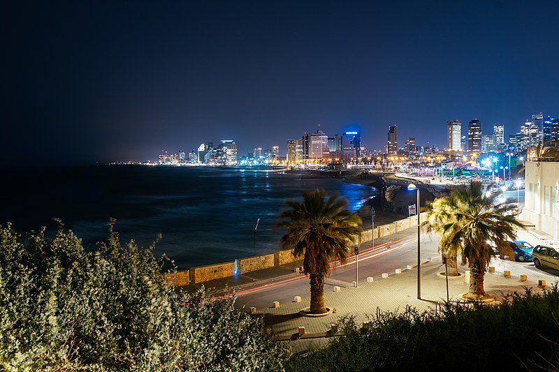 tel aviv at night cityscape 1