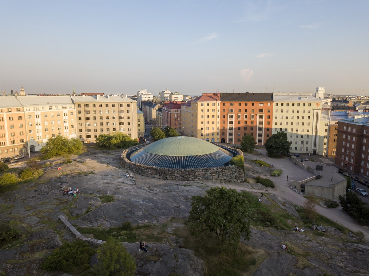 temppeliaukio church in 1