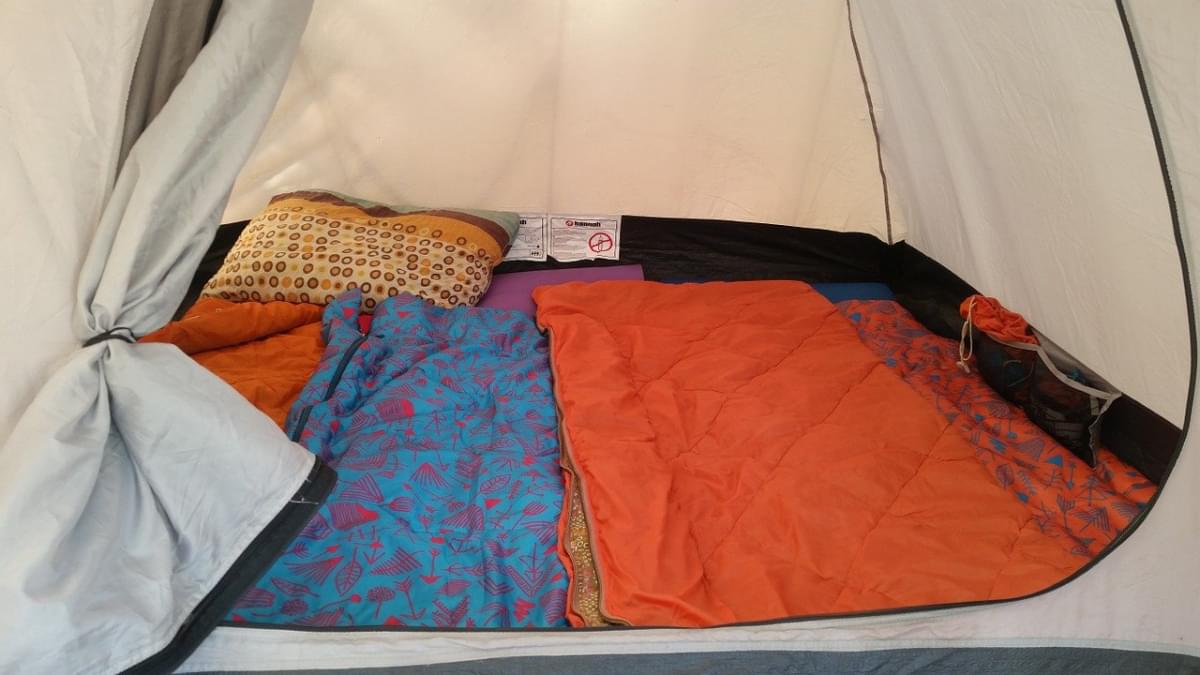 tenda sacchi a pelo campeggio 1