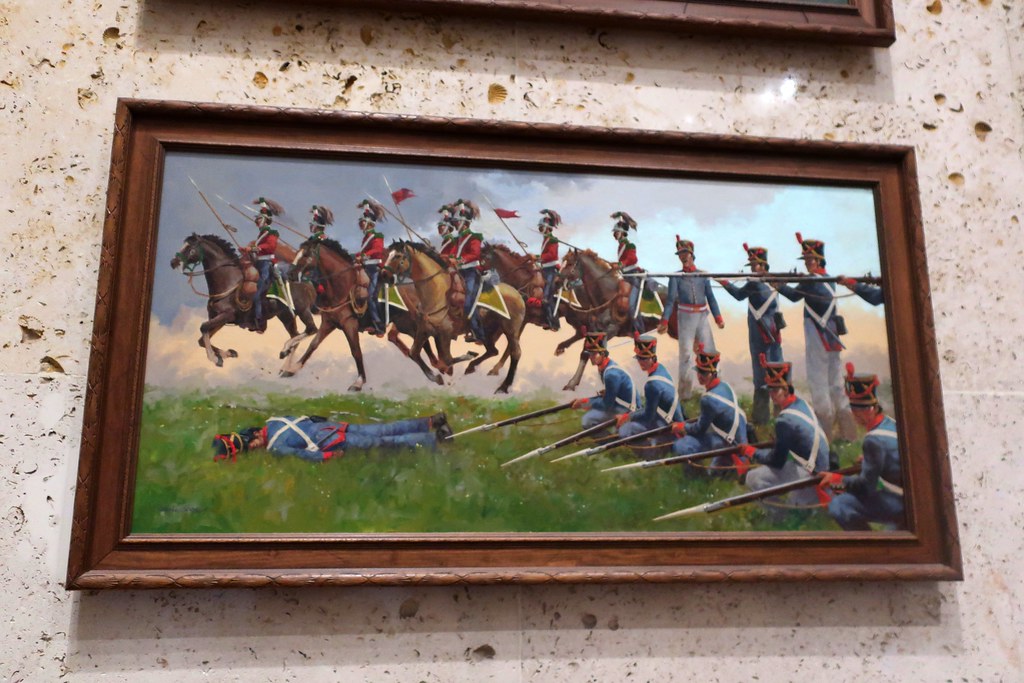 texas san jacinto museum texas forever mexican cavalry and infantry