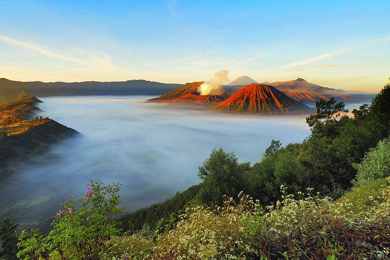 the beauty of bromo mountains